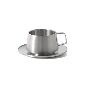 872-DCS072BSS23 6 1/4" Round Bevel™ Saucer - Stainless Steel