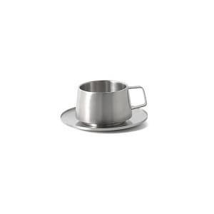 872-DCS074BSS23 4 1/4" Round Bevel™ Saucer - Stainless Steel
