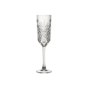 706-P440356 6 oz Pasabahce Timeless Vintage Champagne Flute Glass