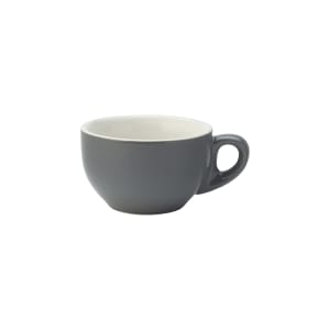706-UCT8087 10 oz Utopia Barista Latte Cup - Porcelain, Gray