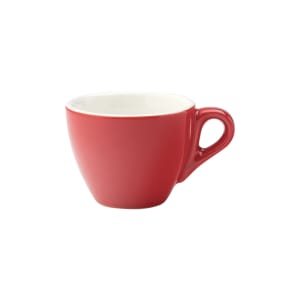 706-UCT8140 2 3/4 oz Utopia Barista Espresso Cup - Porcelain, Red