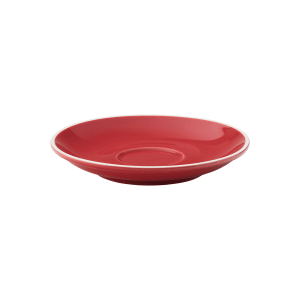 706-UCT8142 5 1/2" Round Utopia Barista Saucer - Porcelain, Red