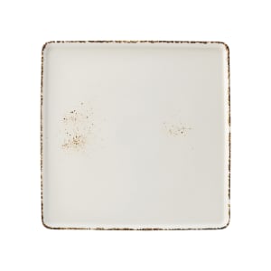 706-UCT9071 10" Square Utopia Umbra Plate - Porcelain, White