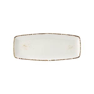 706-UCT9073 14 1/2" Utopia Umbra Rectangular Plate - Porcelain, White
