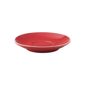 706-UCT8143 6" Round Utopia Barista Saucer - Porcelain, Red