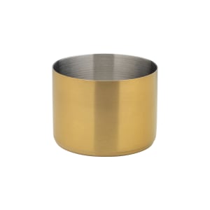 706-UF92117 9 oz Utopia Round Ramekin - Stainless Steel, Brushed Gold