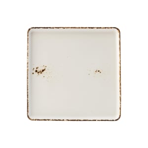 706-UCT9070 7 1/2" Square Utopia Umbra Plate - Porcelain, White