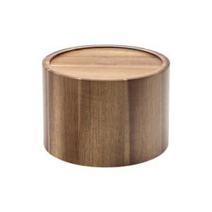 706-UJMP831 5 1/2"H Utopia Nantucket Beverage Dispenser Riser - Wood, Brown