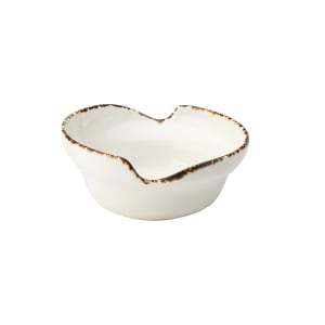 706-UCT9067 6 1/4" X 3" Irregular Utopia Umbra Bowl - Porcelain, White