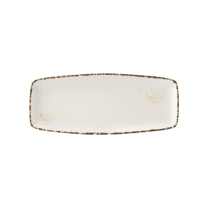 706-UCT9072 12" Utopia Umbra Rectangular Plate - Porcelain, White