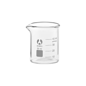 706-UR90104 2 oz Utopia Alchemist Beaker - Glass, Clear