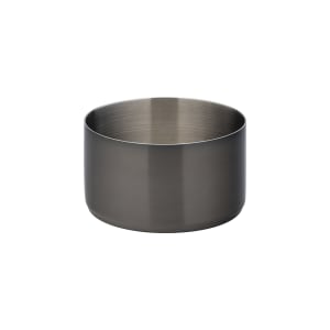 706-UF92111 6 oz Utopia Round Ramekin - Stainless Steel, Brushed Black