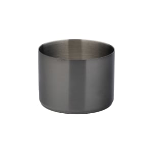 706-UF92112 9 oz Utopia Round Ramekin - Stainless Steel, Brushed Black