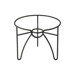 706-UR90135 6 7/10" Utopia Nantucket Drink Dispenser Stand - Stainless Steel, Black