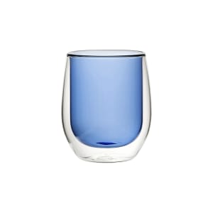 706-UR90282 9 3/4 oz Utopia Double Walled Water Glass - Blue