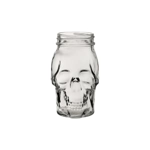 706-UR98007 17 1/2 oz Utopia Skull Glass Jar
