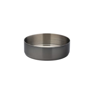 706-UF92110 2 19/20" Utopia Round Dip Pot - Stainless Steel, Brushed Black