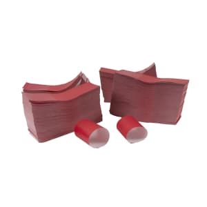 285-NBRE Napkin Bands - Paper, Red