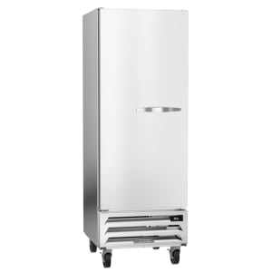 118-HBR12HC1LFT 24" One Section Reach In Refrigerator, (1) Left Hinge Solid Door, 115v
