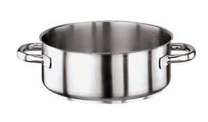 095-1100928 6 1/8 qt Stainless Steel Braising Pot