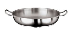 095-1111528 11" Stainless Steel Paella Pan w/ 2 1/2 qt Capacity, Induction Ready