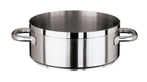 095-1110945 28 1/2 qt Stainless Steel Braising Pot