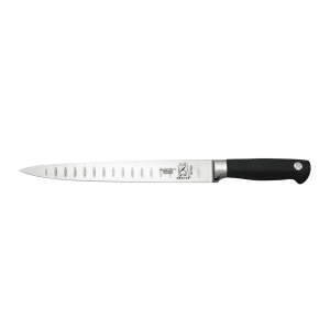 132-M21030 10" Carving Knife w/ Santoprene® Black Handle, Carbon Steel
