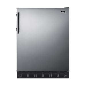 162-FF6BK2SS 24 W Undercounter Refrigerator w/ (1) Section & (1) Door, 115v
