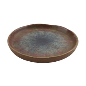 284-20013CAI 6" Round Melamine Dinner Plate, Clay Azul Iris