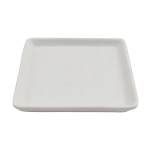 284-20030TOH 4" Square Melamine Dinner Plate, Touch of Honey