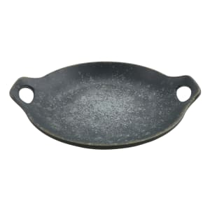 284-20580DSK 7 3/4" Round Melamine Plate w/ Handles, Dusk