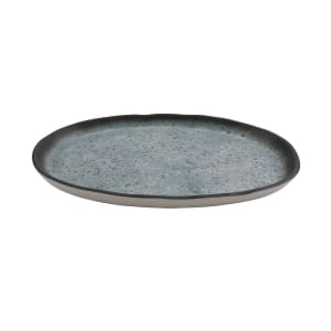 284-21142REB 12" x 7 3/4" Oval Cheforward™ Plate - Melamine, Robin Egg Blue