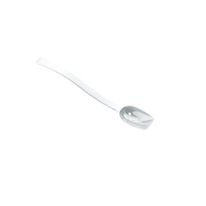 144-SPOP10CW135 10" Perforated Deli Spoon - Clear