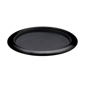 482-TR119RIBX 11" Non-Slip Tray w/ Removable Rubber Insert, Black Onyx