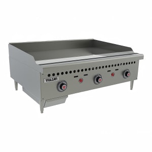 207-VCRG48MNG 48" Gas Griddle w/ Manual Controls - 1" Steel Plate, Convertible