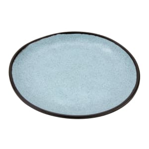 284-CS90GBL 9" Round Melamine Dinner Plate, Speckled Grayish Blue