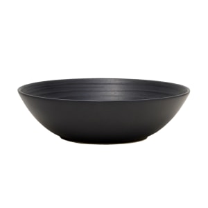 106-5275381 27 oz Round Obsidian Bowl - Stoneware, Black