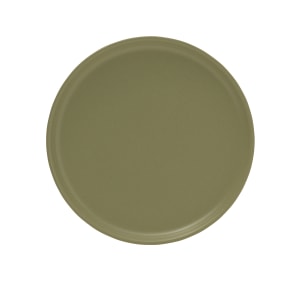 106-5275167 11" Round Solitude Coupe Plate - Stoneware, Green