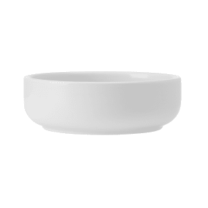 106-5302564 10 oz Round Meze Bowl - Porcelain, White