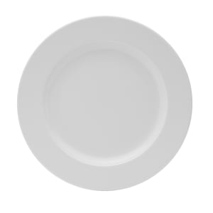 106-5302585 12" Round Galleria Plate - Porcelain, White