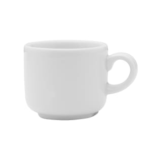106-5302578 3 1/25 oz Isla Espresso Cup - Porcelain, White