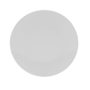 106-5302779 10" Round Galleria Coupe Plate - Porcelain, White