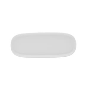 106-5302598 12" x 7 3/4" Oval Isla Platter - Porcelain, White