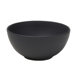 106-5275382 18 oz Round Obsidian Bowl - Stoneware, Black