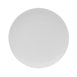 106-5302767 12" Round Galleria Coupe Plate - Porcelain, White