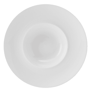106-5303435 11" Round Specials Deep Plate - Porcelain, White