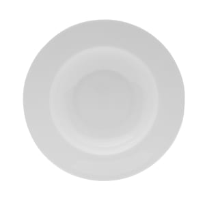 106-5304578 11" Round Lola Deep Plate - Bone China, White
