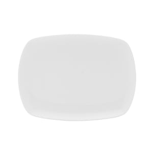 106-5304582 7 4/5" Rectangular Lola Coupe Plate - Bone China, White