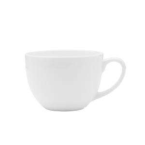 106-5304757 10 oz Lola Coffee Cup- Bone China, White