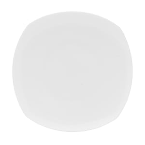106-5304723 8" Square Lola Plate - Bone China, White